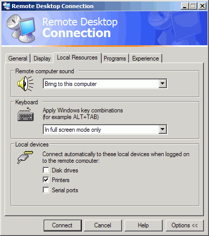Remote Desktop Connection - Tab 3