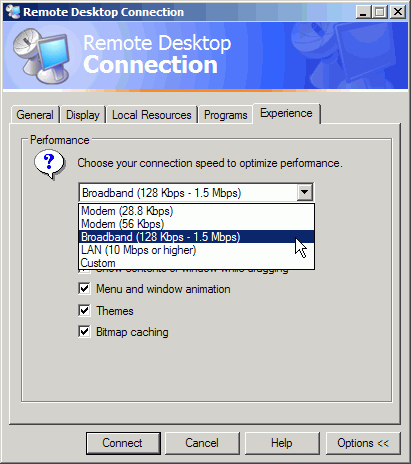 Remote Desktop Connection - Tab 5